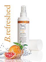 All Natural Grapefruit & Sweet Orange Dog Spritz (200ml) - Our all natural grapefruit and organic sweet orange oil spritz is used to refresh and condition coats leaving them smooth and silky with the zesty citrus scent. The organic sweet orange and grapefruit essential oils will give the hair extra shine whilst providing a delicious refreshing juicy odour....