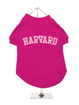 Legally Blonde ''HARVARD'' Dog T-Shirt - If you want the authentic Legally Blonde look then this HARVARD t-shirt is the one for your four legged friend. With this beautiful design you can create your very own West End doggie star to be a part of this all singing, all dancing, feel good musical comedy. Match it up with our ladies t-shirt fo...