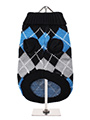 Black & Blue Argyle Sweater